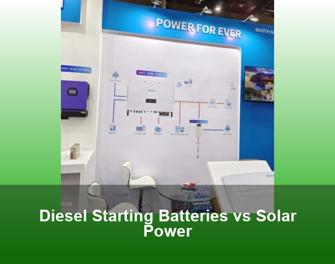 Diesel Starting Batteries vs Solar Power